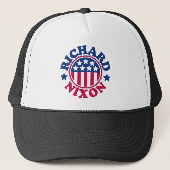 US President Richard Nixon Trucker Hat (Front)
