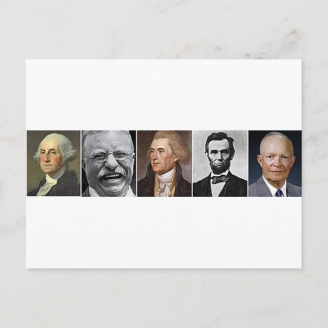 US Presidents Postcard (Front)