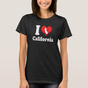 US Proud Citizen America Love State I Heart Califo T-Shirt