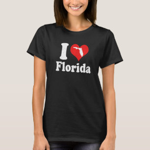 US Proud Citizen America Love State I Heart Florid T-Shirt