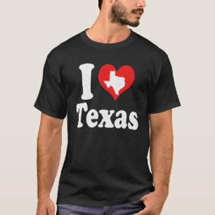 US Proud Citizen America Love State I Heart Texas T-Shirt