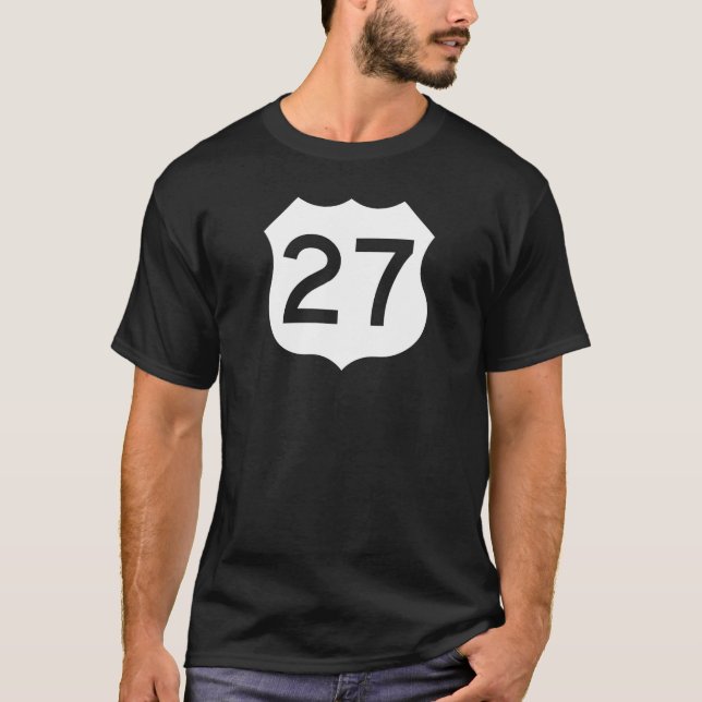 US Route 27 Sign T-Shirt (Front)