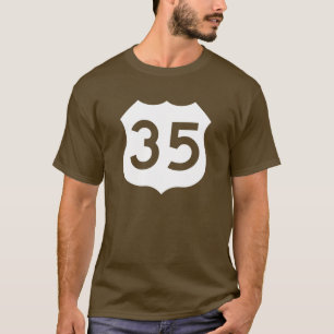 US Route 35 Sign T-Shirt