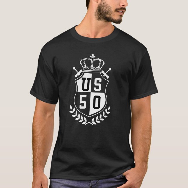 US Route 50 T-Shirt – The Loneliest Road in Americ (Front)