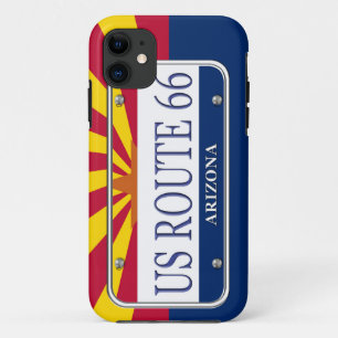 US ROUTE 66 Arizona Vanity Plate Case-Mate iPhone Case