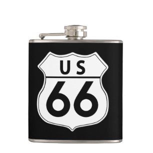 US Route 66 Liquor Flask