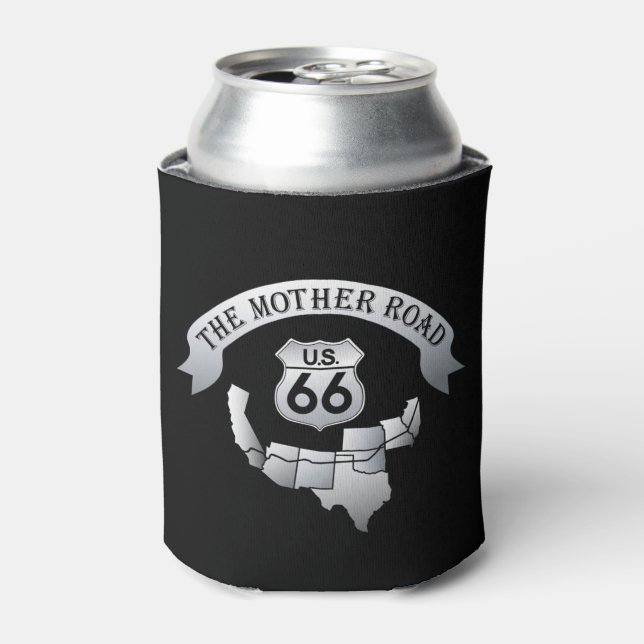 US Route 66 Mother Road Can Cooler (Can Front)