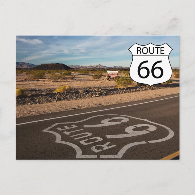 US Route 66 Travel Postcard (Front)