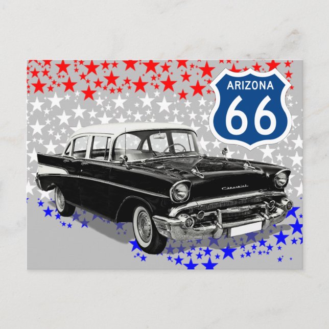 US Route 66 Travel Postcard (Front)