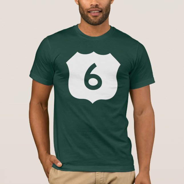 US Route 6 Sign T-Shirt (Front)