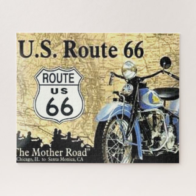 "US Route Sixty Six" Jigsaw Puzzle (Horizontal)