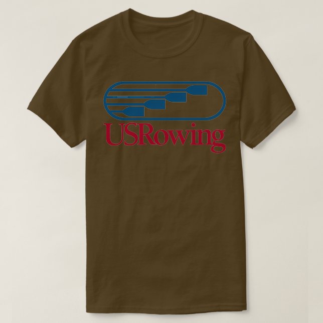 Us Rowing black T-Shirt (Design Front)