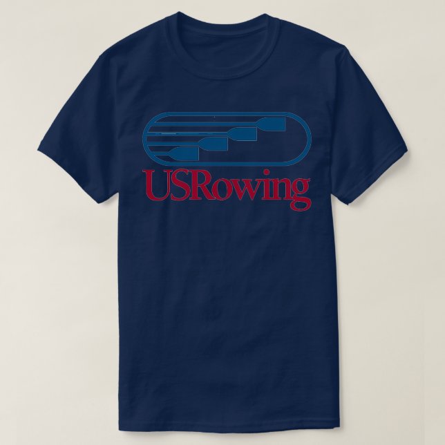 Us Rowing white 2 T-Shirt (Design Front)