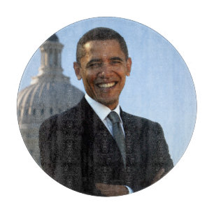 US Senator, 44th American President Barack Obama Cutting Board