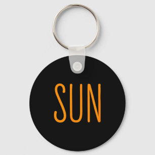 Us Solar Eclipse Sun Couples Key Ring