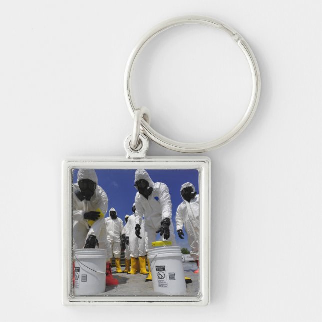 US Soldiers from the 457th Chemical Battalion Key Ring (Front)