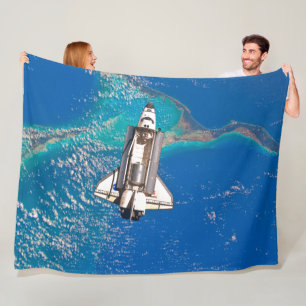 US SPACE SHUTTLE ATLANTIS FLEECE BLANKET