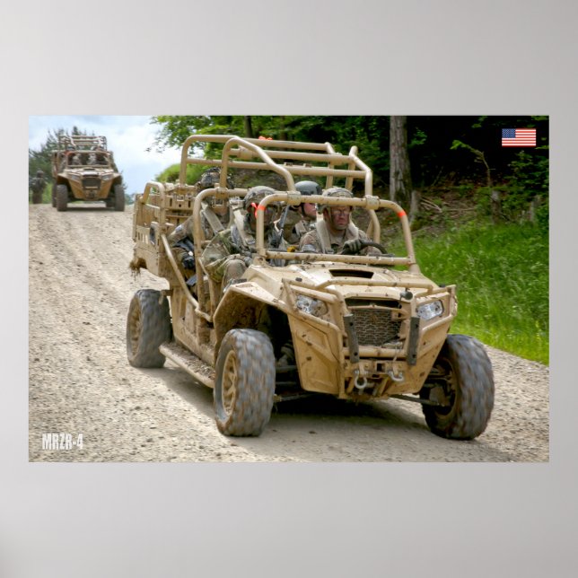 US SPECIAL OPERATIONS VEHICLES – MRZR-4 POSTER (Front)