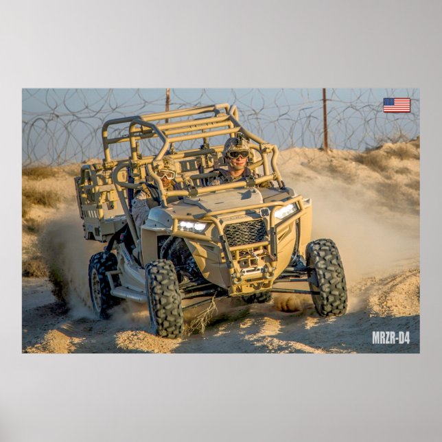US SPECIAL OPERATIONS VEHICLES – MRZR-D4 POSTER (Front)