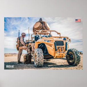 US SPECIAL OPERATIONS VEHICLES – MRZR-D4 POSTER
