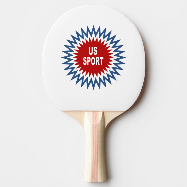 US SPORT Ping Pong Racket Paddle (Front)