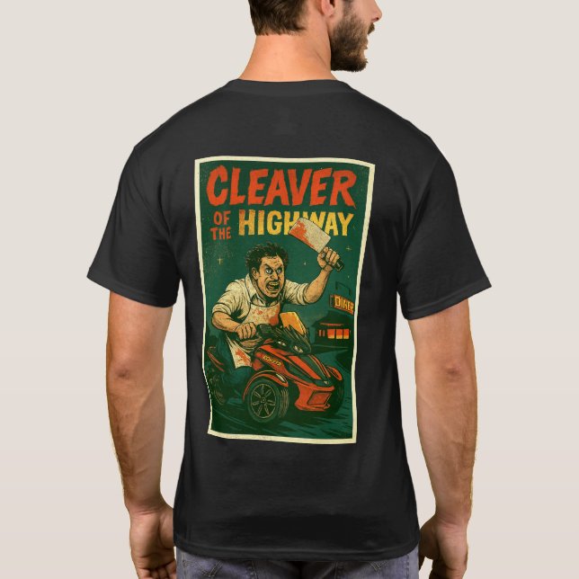 US Spyder Ryders - Cleaver Of The Highway T-Shirt (Back)