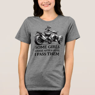 US Spyder Ryders - I Pass Them Front Tri-Blend Shirt