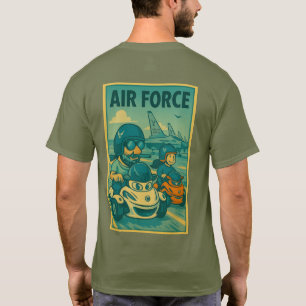 US Spyder Ryders - Poster Go Airforce T-Shirt