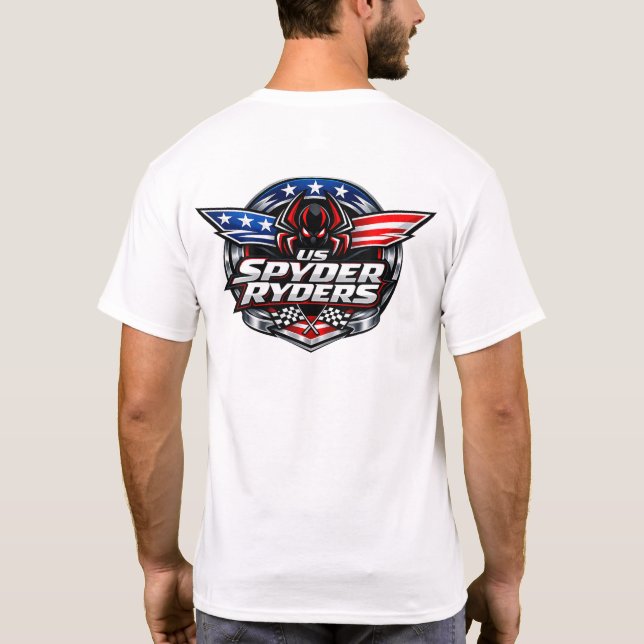 US Spyder Ryders - RWB 2s T-Shirt (Back)