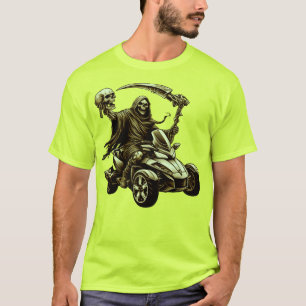 US Spyder Ryders - Skull Skeleton Spyder Front T-Shirt