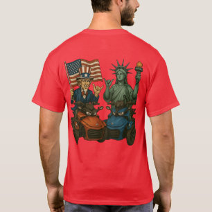 US Spyder Ryders - Spyder Uncle Sam & Liberty 2S T-Shirt