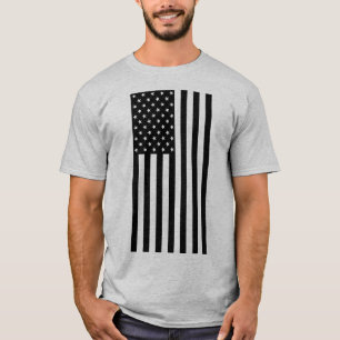 US Spyder Ryders - USA Flag bw vertical front T-Shirt