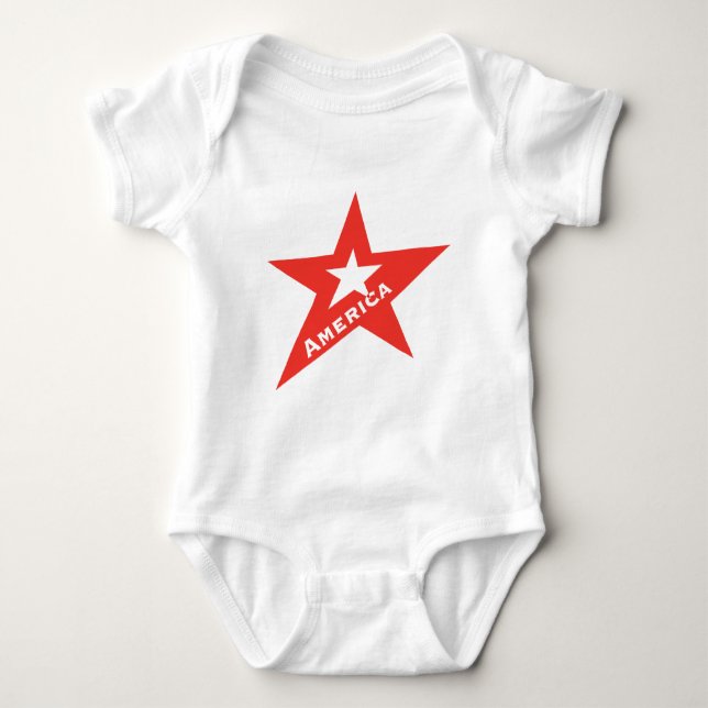 US Star Baby Bodysuit (Front)