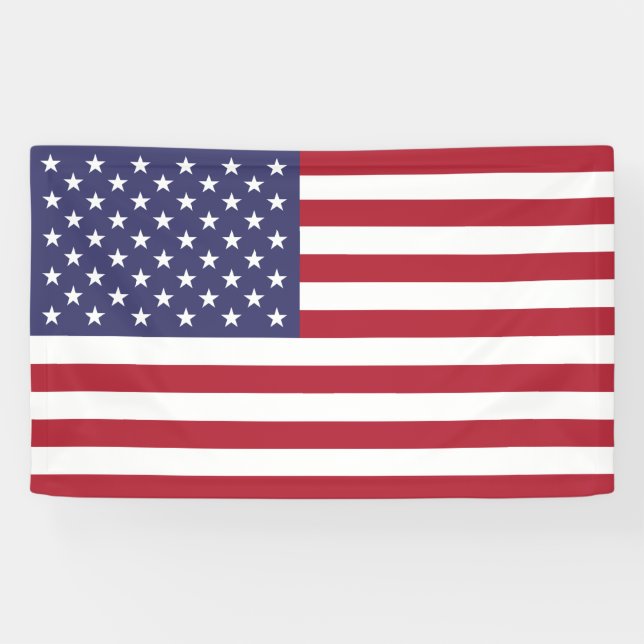 US Stars and Stripes Banner (Horizontal)