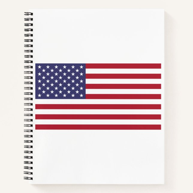 US Stars and Stripes Notebook (Front)