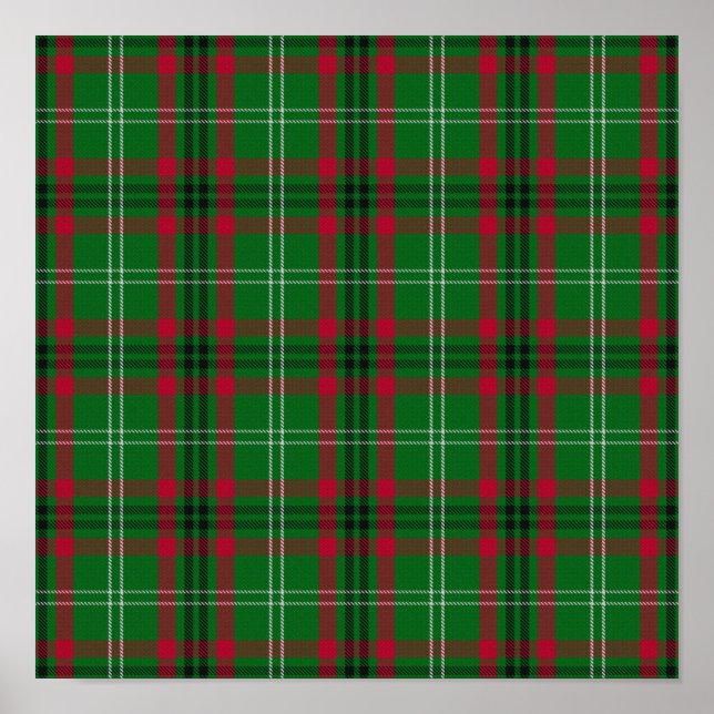 US State Tartan - Arkansas - Digital Download Poster (Front)