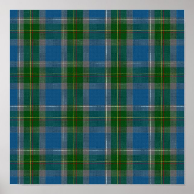 US State Tartan - Connecticut - Digital Download Poster (Front)