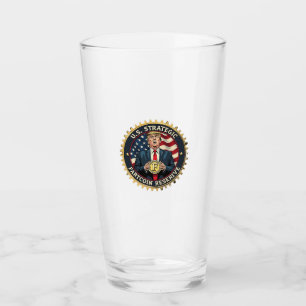 US Strategic Fartcoin Reserve Crypto Trump Funny Glass