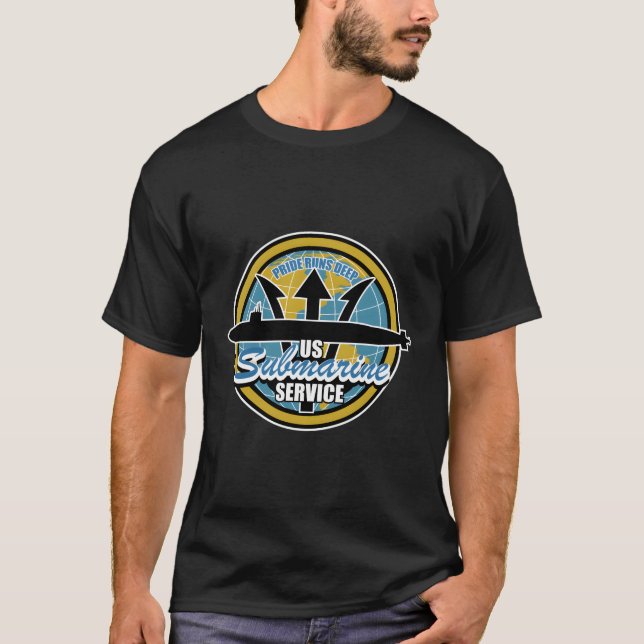 Us Submarine Service T-Shirt (Front)