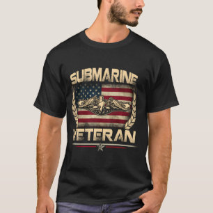 Us Submarines Veteran Service Military Patriotic T-Shirt