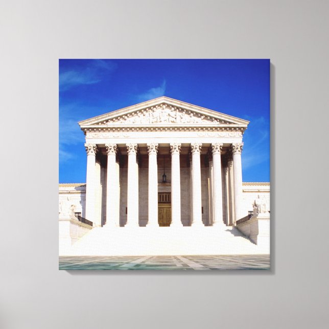 US Supreme Court building, Washington DC, USA Canvas Print (Front)