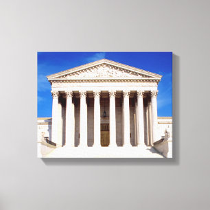 US Supreme Court building, Washington DC, USA Canvas Print