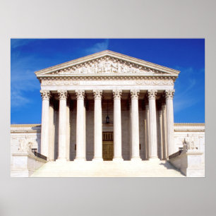US Supreme Court building, Washington DC, USA Poster