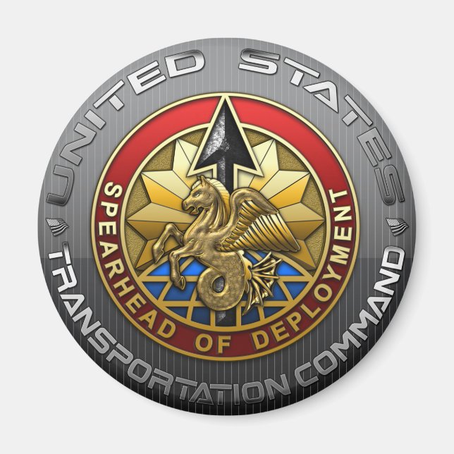 US Transportation Command Magnet (Front)