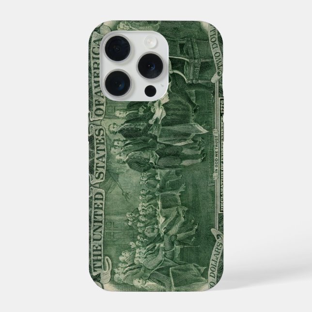US Two Dollar Bill iPhone Case (Back)