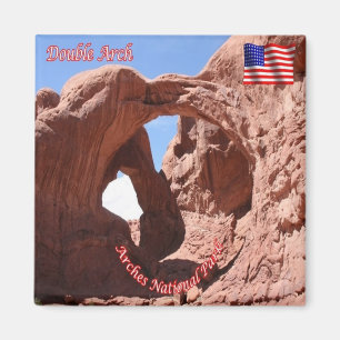 US U.S.A. Arches National Park - Double Arch Magnet