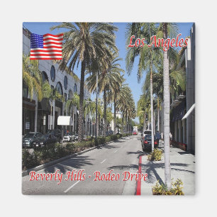 US U.S.A. Los Angeles Beverly Hills Rodeo Drive Magnet