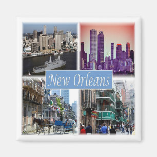 US * U.S.A. New Orleans Louisiana Usa Magnet