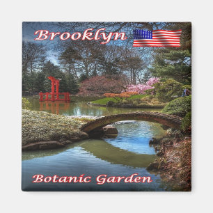 US U.S.A. New York City - Brooklyn Botanic Garden Magnet
