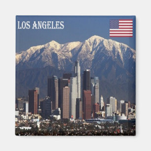 US - United States of America Los Angeles Panorama Magnet